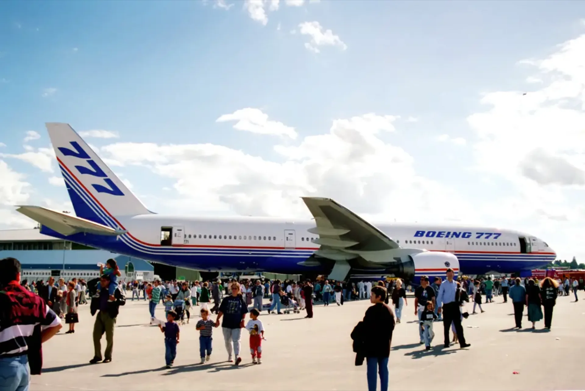 The Boeing 777 flew for the first time on June 12, 1994.
