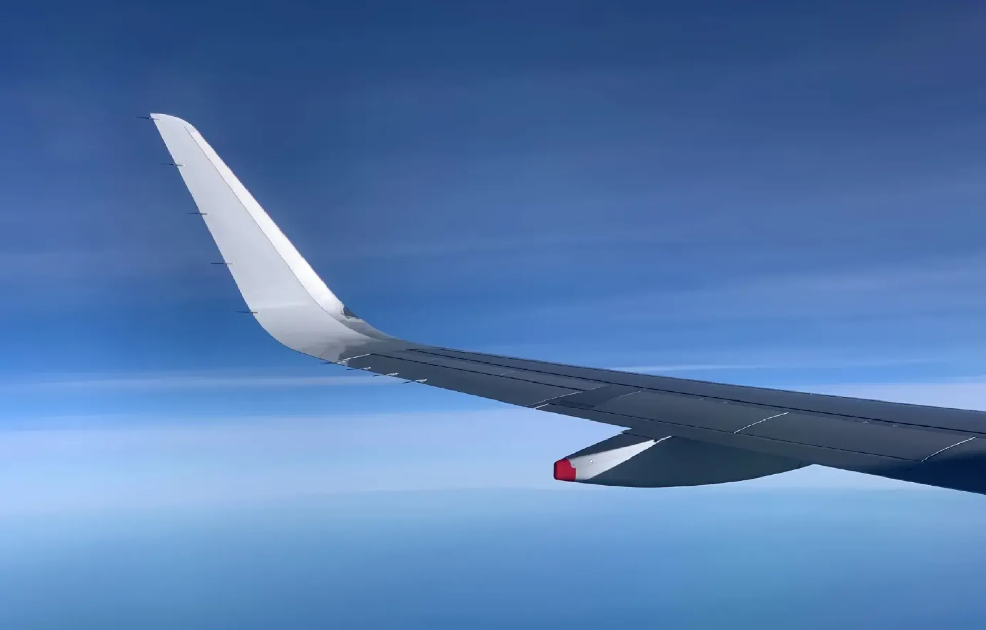 Winglets on aircraft improve fuel efficiency